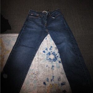 Levi's Women's Straight Leg Jeans - Dark Blue